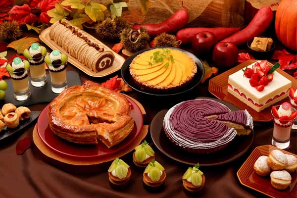 秋の味覚を楽しめるバイカルのスイーツブッフェ